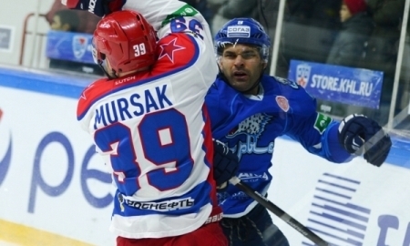 Фоторепортаж с матча КХЛ «Барыс» — ЦСКА 1:5