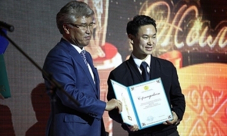 Фоторепортаж с награждения  лучших спортсменов 2014 года в Астане