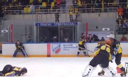 Игроки «Сарыарки» устроили очередное шоу