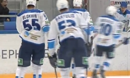 Видеообзор матча КХЛ «Торпедо» — «Барыс» 2:1