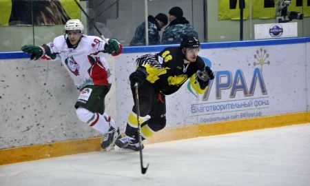 Фоторепортаж с матча ВХЛ «Сарыарка» — «Барс» 3:2