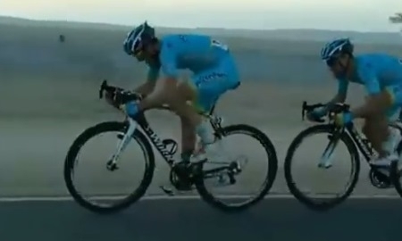 Видео финиша первого этапа «Тура Катара» с участием гонщиков «Астаны»