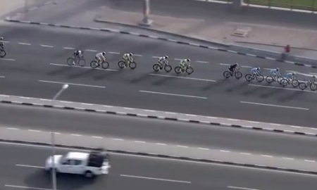 Видео финиша шестого этапа «Тура Катара» с участием гонщиков «Астаны»