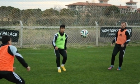 Фоторепортаж с тренировки «Атырау» на УТС