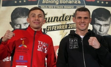 Видео пресс-конференции боя Головкин — Мюррей