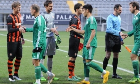 Фоторепортаж с товарищеского матча «Атырау» — «Шахтер» Донецк 0:1