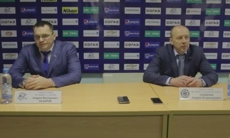 Видео послематчевой пресс-конференции игры КХЛ «Барыс» — «Сибирь» 1:0