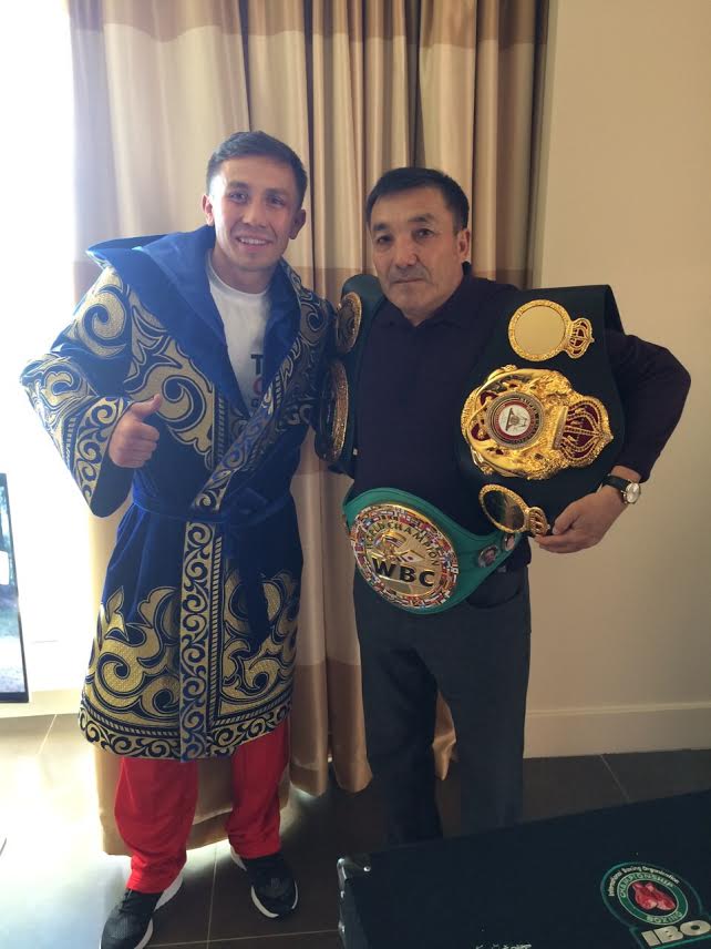 Дизайнер сшила Геннадию Головкину новый чапан