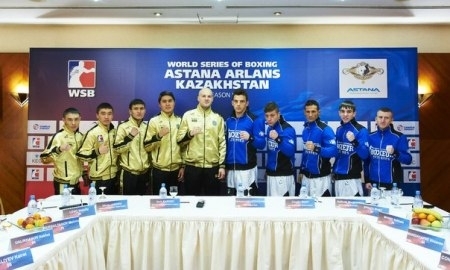 Фоторепортаж с церемонии взвешивания матча WSB «Astana Arlans» — «Italia Thunder»