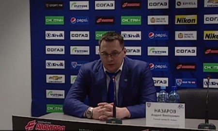 Видео послематчевой пресс-конференции игры КХЛ «Авангард» — «Барыс» 5:2