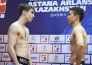 Фоторепортаж с церемонии взвешивания матча WSB «Astana Arlans» — «Italia Thunder»