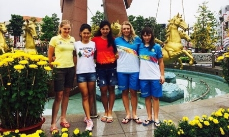 Женская велокоманда «Astana-Acca Due O» дебютировала во Вьетнаме