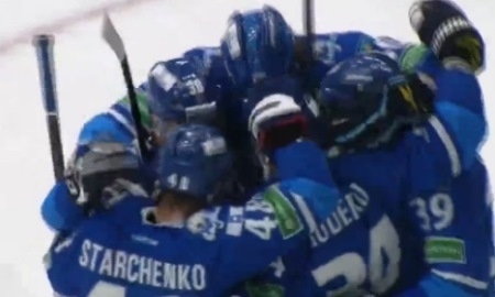 Видео шайб матча плей-офф КХЛ «Барыс» — «Авангард» 3:0