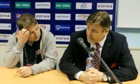 Видео послематчевой пресс-конференции игры плей-офф КХЛ «Барыс» — «Авангард» 4:1