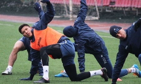«Тобол» провел тренировку в Алматы