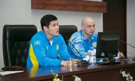 Лидеры сборной Казахстана провели встречу со студентами столичного ВУЗа