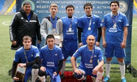 В Астане состоялось награждение победителей зимнего городского первенства по футболу