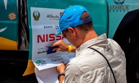 «Астана» на старте гонки в Абу Даби