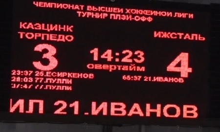 Видеообзор матча плей-офф ВХЛ «Казцинк-Торпедо» — «Ижсталь» 3:4 ОТ