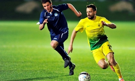 Фоторепортаж с товарищеского матча «Кызыл-Жар СК» — «Анжи» 1:2