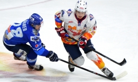 Фоторепортаж с матча плей-офф МХЛ «Снежные Барсы» — «Стальные Лисы» 3:1