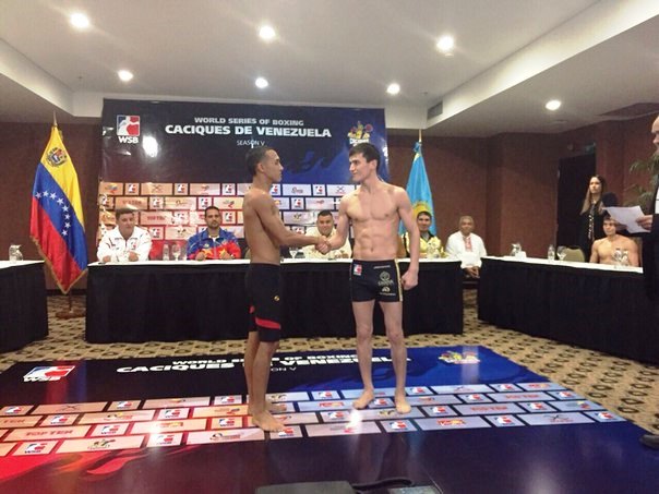 Боксеры «Astana Arlans» и «Caciques Venezuela» прошли взвешивание в Каракасе