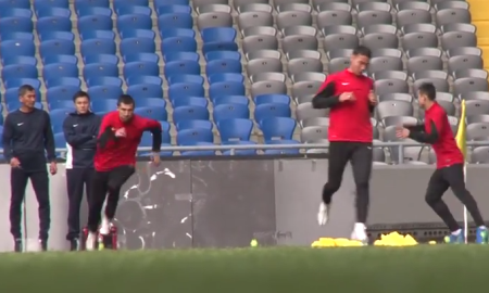 Видео с тренировки «Кайсара» в Астане