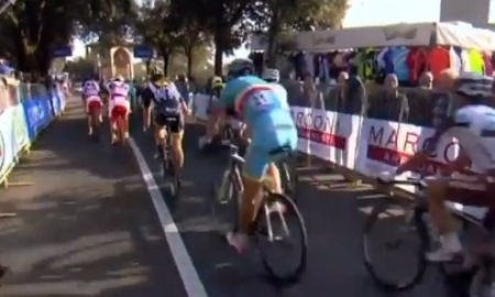 Видео финиша третьего этапа веломногодневки «Тиррено-Адриатико» с участием гонщиков «Астаны»