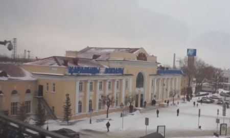 Видеосюжет о поездке ХК «Ермак» в Караганду