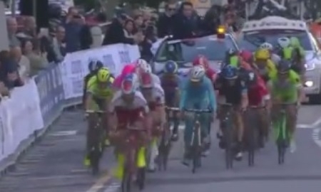 Видео финиша «Милан — Сан-Ремо» с участием гонщиков «Астаны»