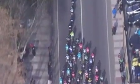 Видео финиша «Вуэльта Каталонии» с участием гонщиков «Астаны»