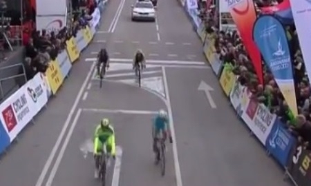 Видео финиша третьего этапа «Вуэльты Каталонии» с участием гонщиков «Астаны»