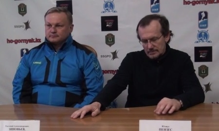 Видео послематчевой пресс-конференции игры плей-офф чемпионата РК «Горняк» — «Иртыш» 2:4