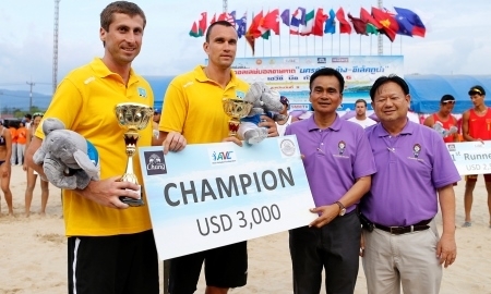 Казахстанские «пляжники» выиграли золотые медали турнира в Тайланде