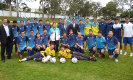 Юные казахстанцы обучаются в бразильском футбольном клубе