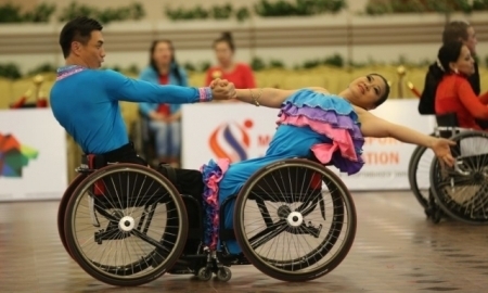 В Астане определены победители «Kazakhstan Open 2015» по спортивным танцам на колясках
