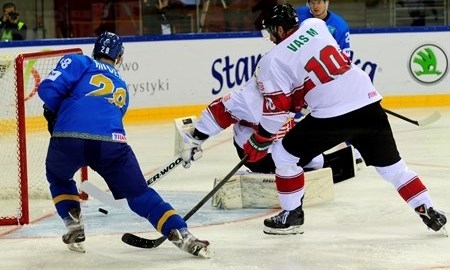 <strong>Казахстан победил Венгрию в первом дивизионе чемпионата мира</strong>