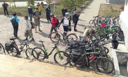 Состоялся велопробег по местам Карлага