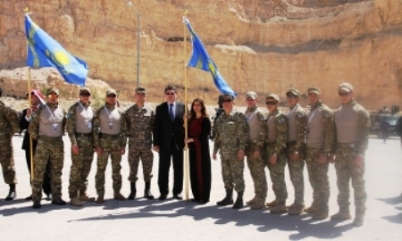 Казахстанские военные участвуют в соревновании групп спецназначения «Warrior-2015»