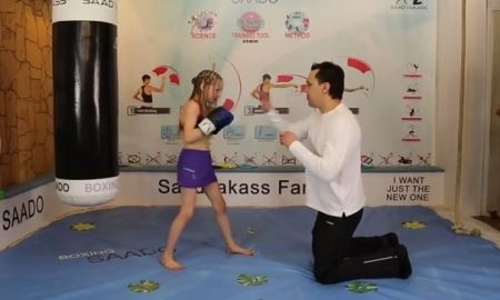 Семилетняя девочка из Казахстана вновь произвела фурор в мире бокса