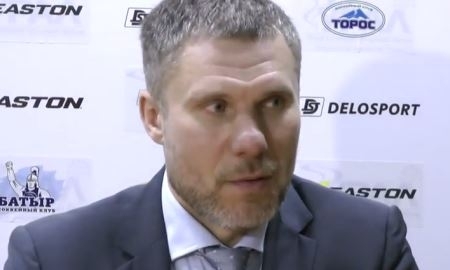 Видео послематчевой пресс-конференции игры плей-офф ВХЛ «Торос» — «Сарыарка» 2:0