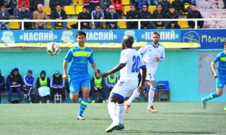 Фоторепортаж с матча Первой лиги «Каспий» — «Кызыл-Жар СК» 0:0 