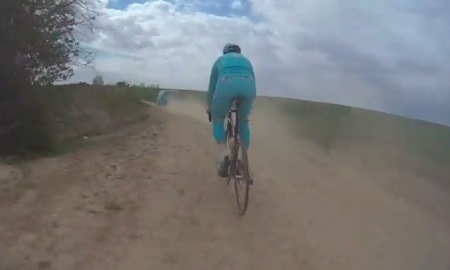 Видео разведки брусчатки Винченцо Нибали 4 этапа «Тур де Франс 2015»
