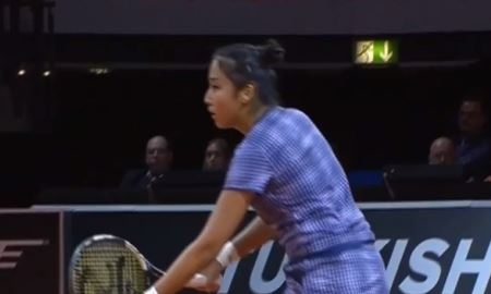 Видеообзор матча Porsche Tennis Grand Prix Зарина Дияс — Сабин Лисицки 6:0, 6:0