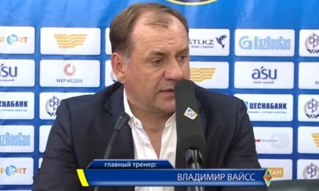 Видео послематчевой пресс-конференции Владимира Вайсса игры Премьер-Лиги «Кайрат» — «Шахтер» 4:0