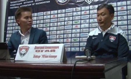 Видео послематчевой пресс-конференции Дмитрия Огая игры Премьер-Лиги «Кайсар» — «Астана» 2:1