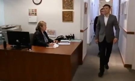 Видеосюжет с голосования Геннадия Головкина