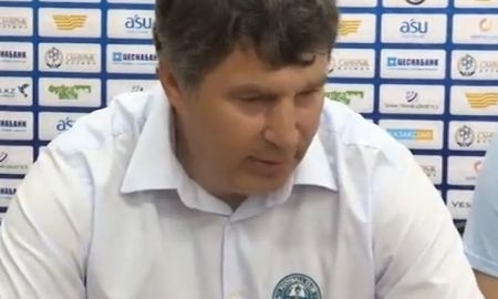 Видео послематчевой пресс-конференции Виктора Кумыкова игры Кубка Казахстана «Ордабасы» — «Тараз» 0:1