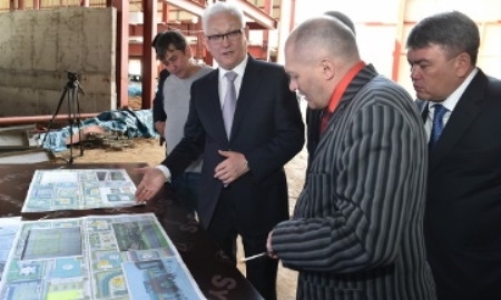 В Петропавловске идет масштабное строительство дворца спорта с ледовой ареной