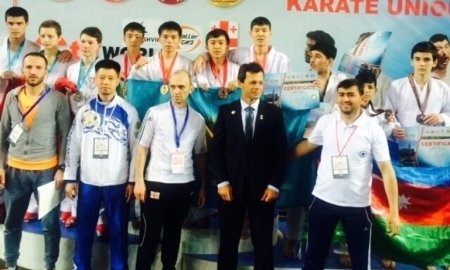 Актауские спортсмены завоевали 13 золотых медалей на чемпионате мира по шотокан карате в Тбилиси